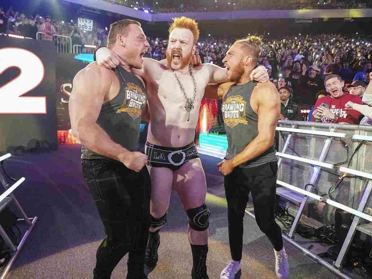 Sheamus alongside Brawling Brute at Royal Rumble 2023