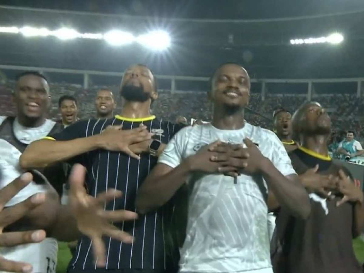 WATCH: The whole South African squad does Cristiano Ronaldo’s celebration after knocking Morocco out of AFCON