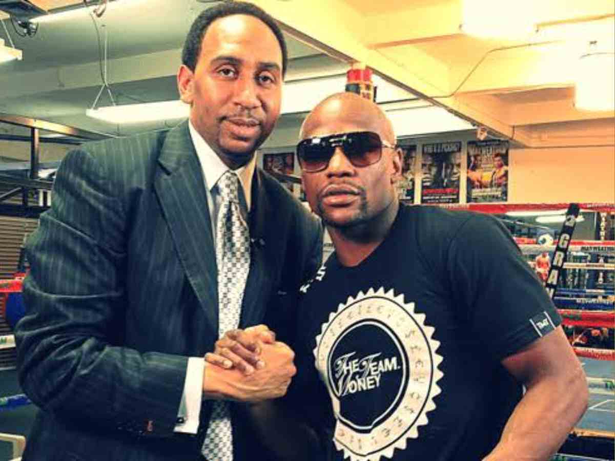 Stephen A. Smith SHOCKINGLY claims Floyd Mayweather fought with one hand during last half of career