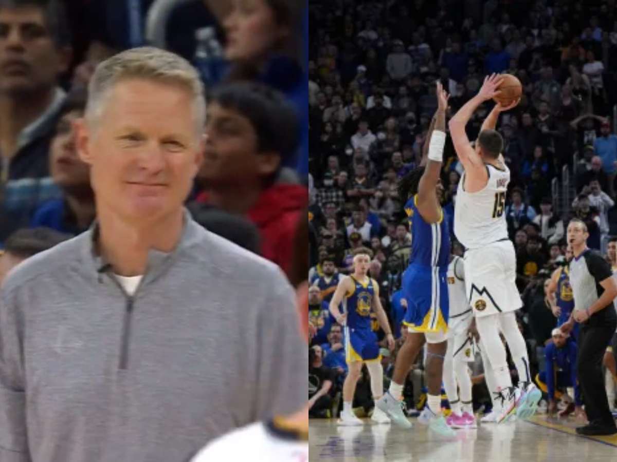 “Steve Kerr should’ve kept quiet” – Warriors head coach blamed for Nikola Jokic’s SENSATIONAL winner in amazing comeback game