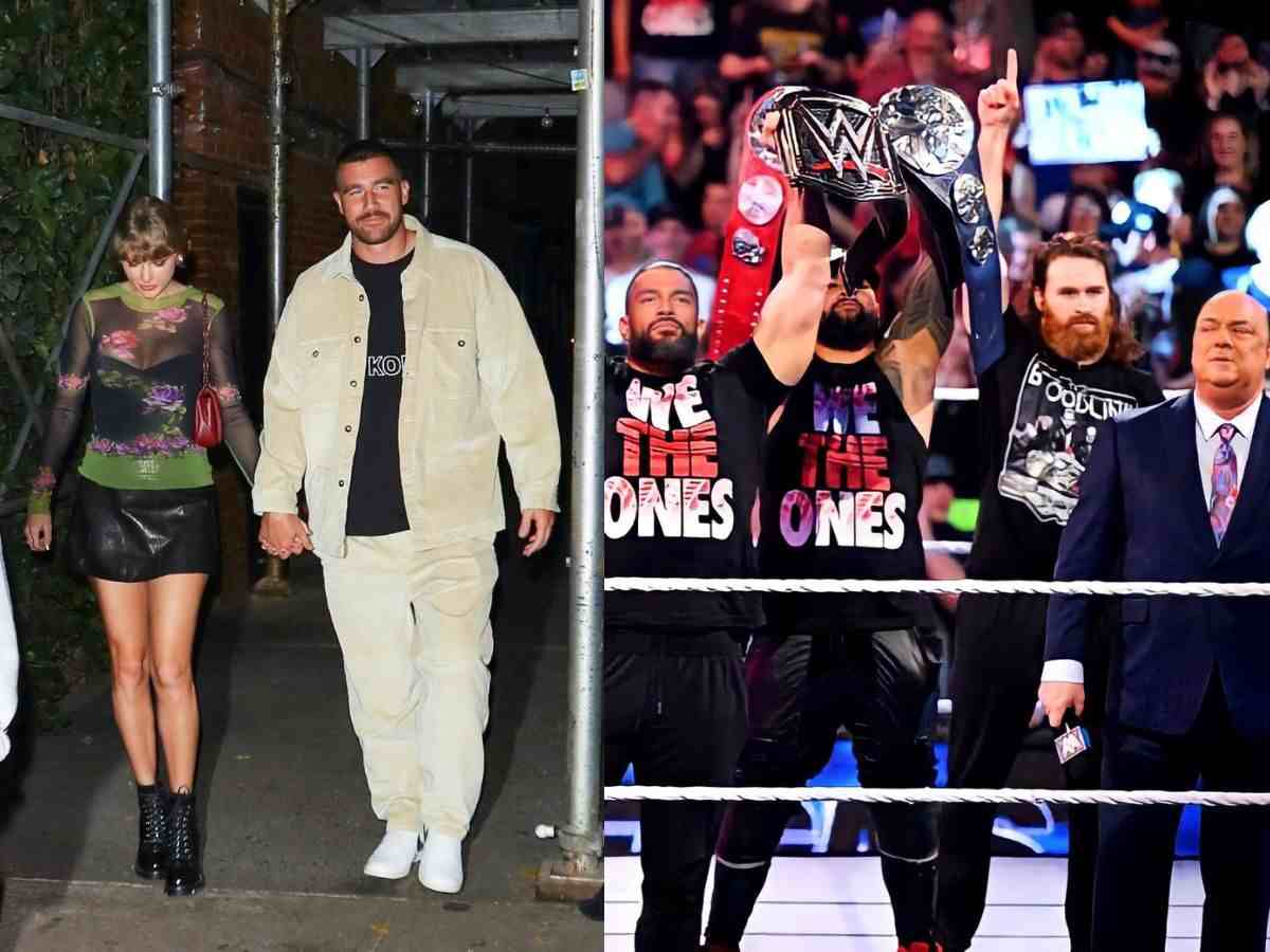 Bloodline member takes sarcastic shot at Travis Kelce for going viral by dating Taylor Swift at WWE SmackDown