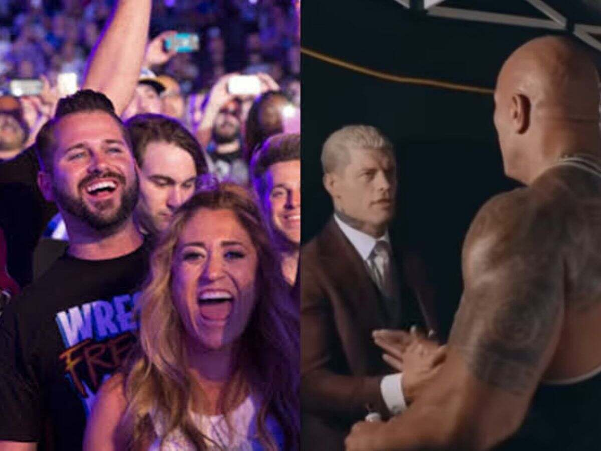 “Sorry for taking your spot man” – Wrestling fans go bonkers after a picture of The Rock meeting Cody Rhodes goes viral