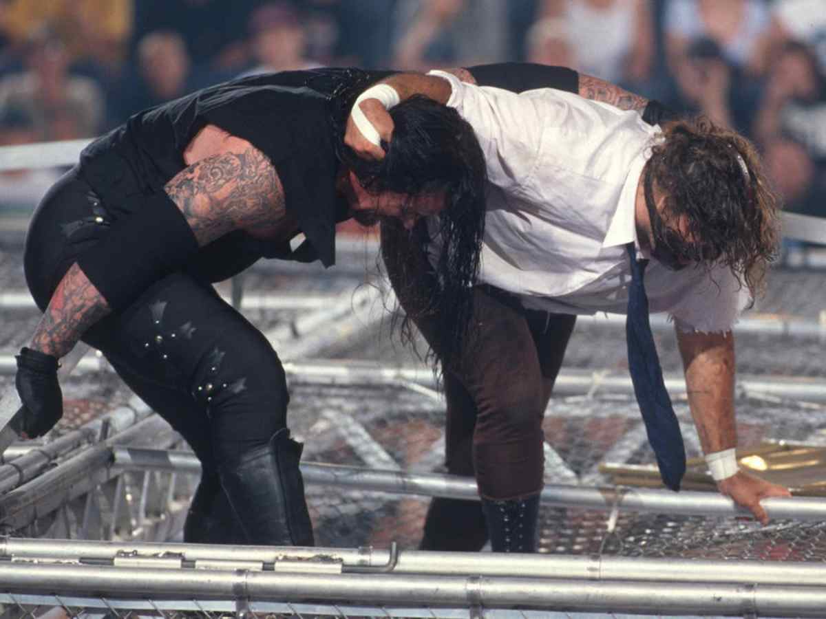 Undertaker and Mick Foley