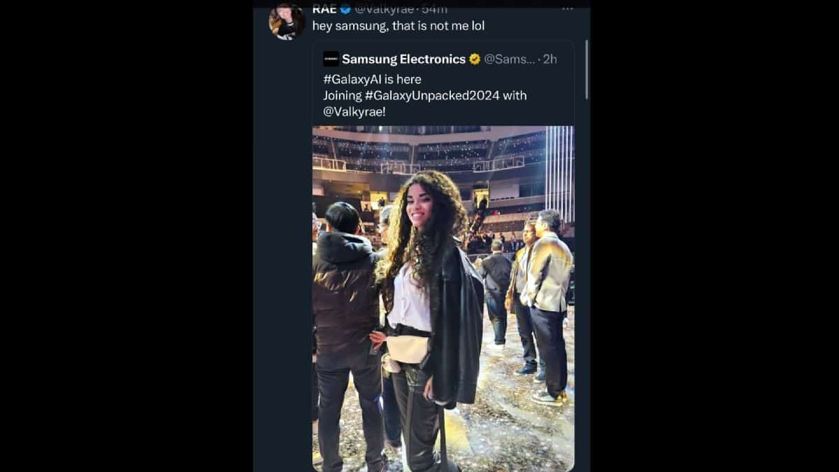 Samsung blocks 100 Thieves co-founder Valkyrae after she pointed out their big blunder