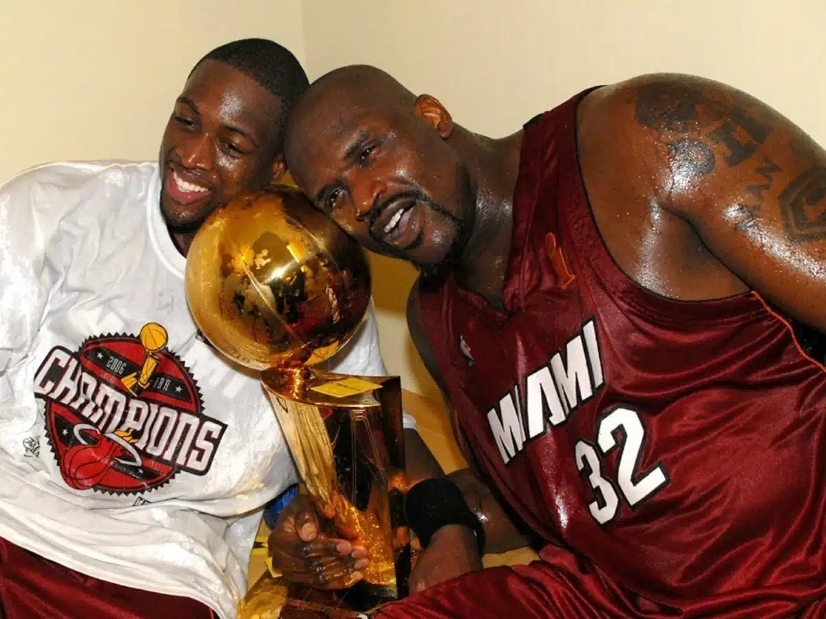 Dwyane Wade and Shaq