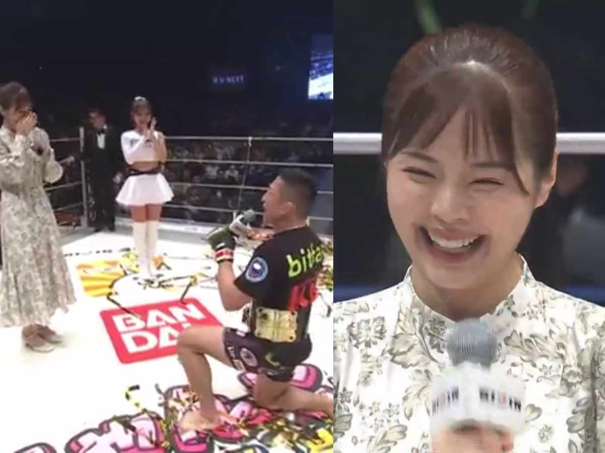  Kyoji Horiguchi's girlfriend accepts the proposal of the MMA fighter.