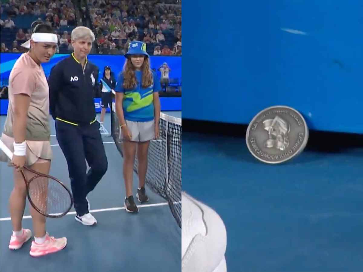 WATCH: Drama ensues at Mirra Andreeva and Ons Jabeur’s Australian Open match as the toss coin seems to have a mind of it’s own