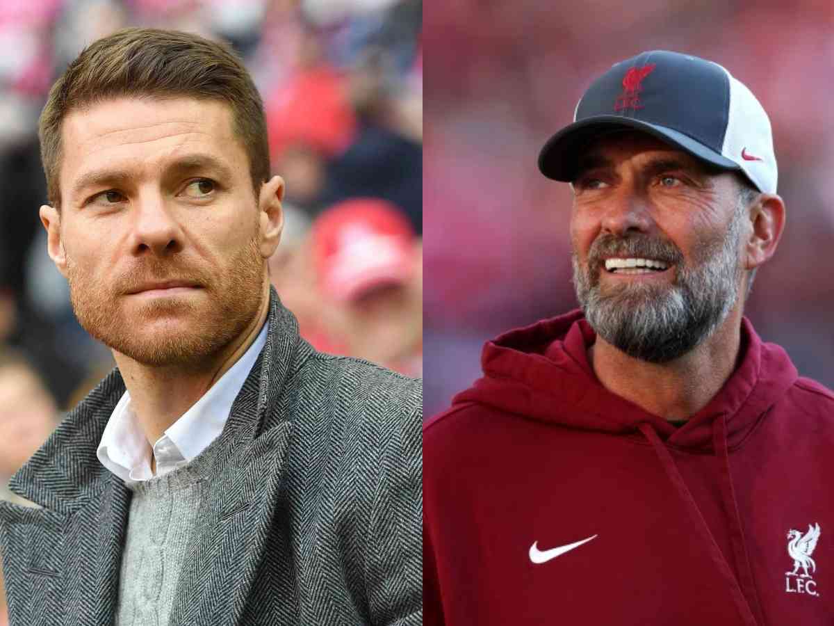 Xabi Alonso and Jurgen Klopp