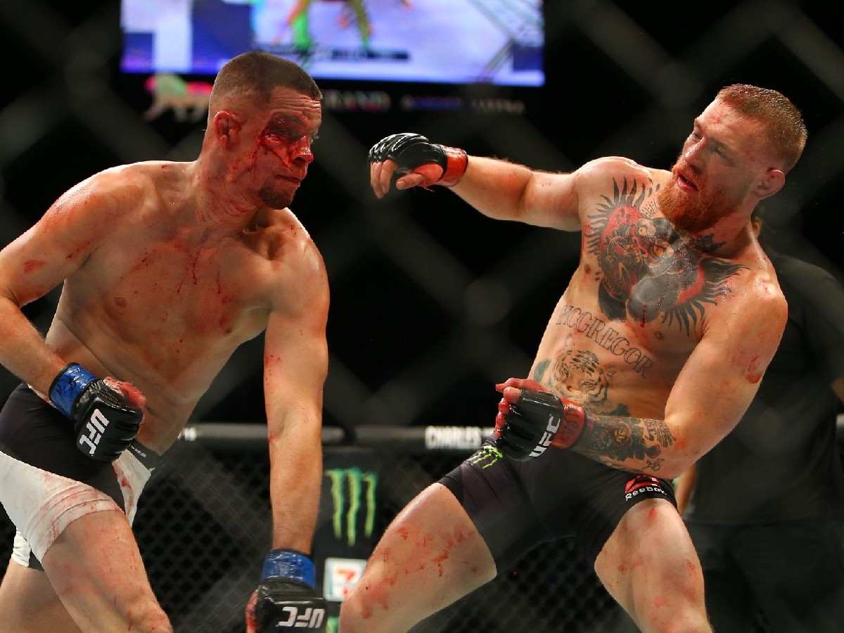 Fight fans react to a potential fight between Conor McGregor and Nate Diaz at UFC 300 