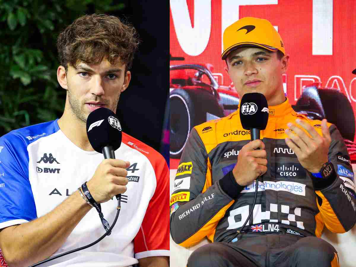 Pierre Gasly claims he is not ‘jealous’ of Lando Norris and McLaren’s impressive 2023 season