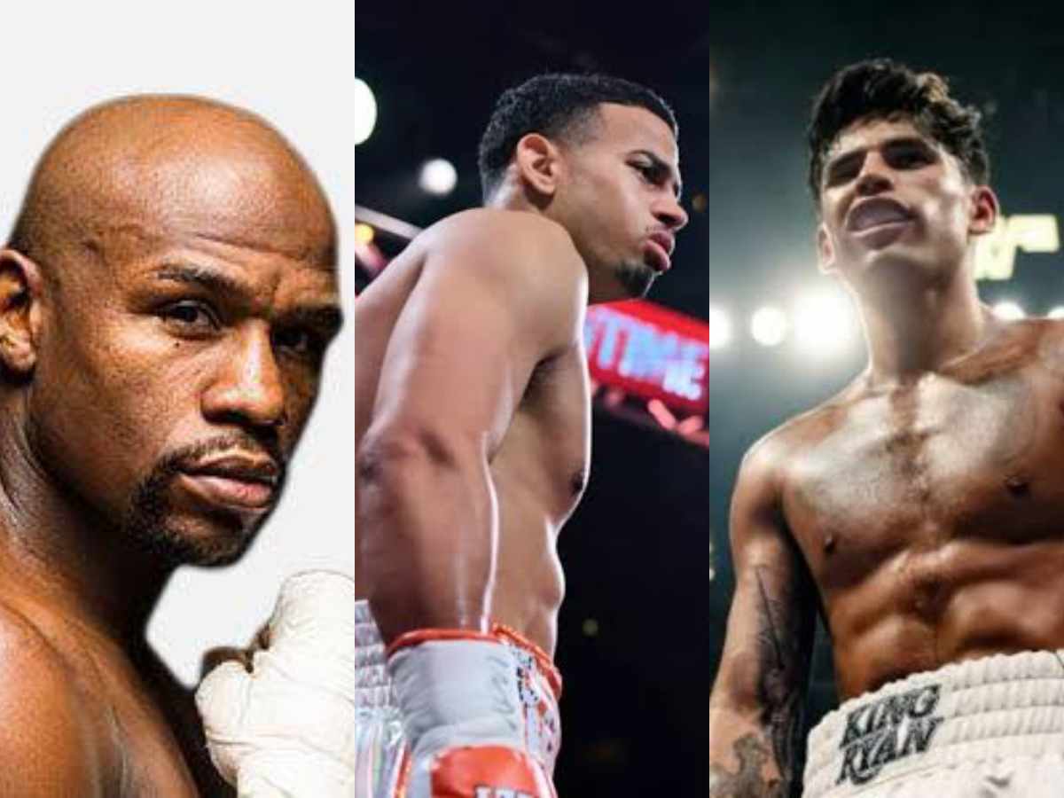 Floyd Mayweather Jr promoting RYan Garcia vs Rolly Romero