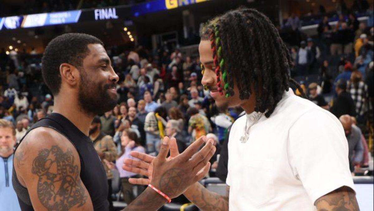 Kyrie Irving and Ja Morant (Via Andscape)