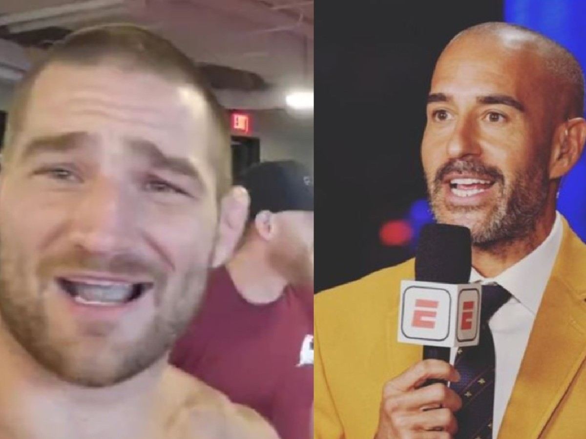 Sean Strickland berates Jon Anik for threatening to leave his position as a commentator