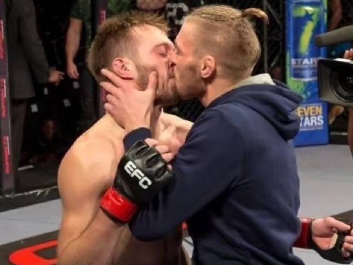 Fight fans react to Daniel Cormier's reaction to Dricus Du Plessis' kiss