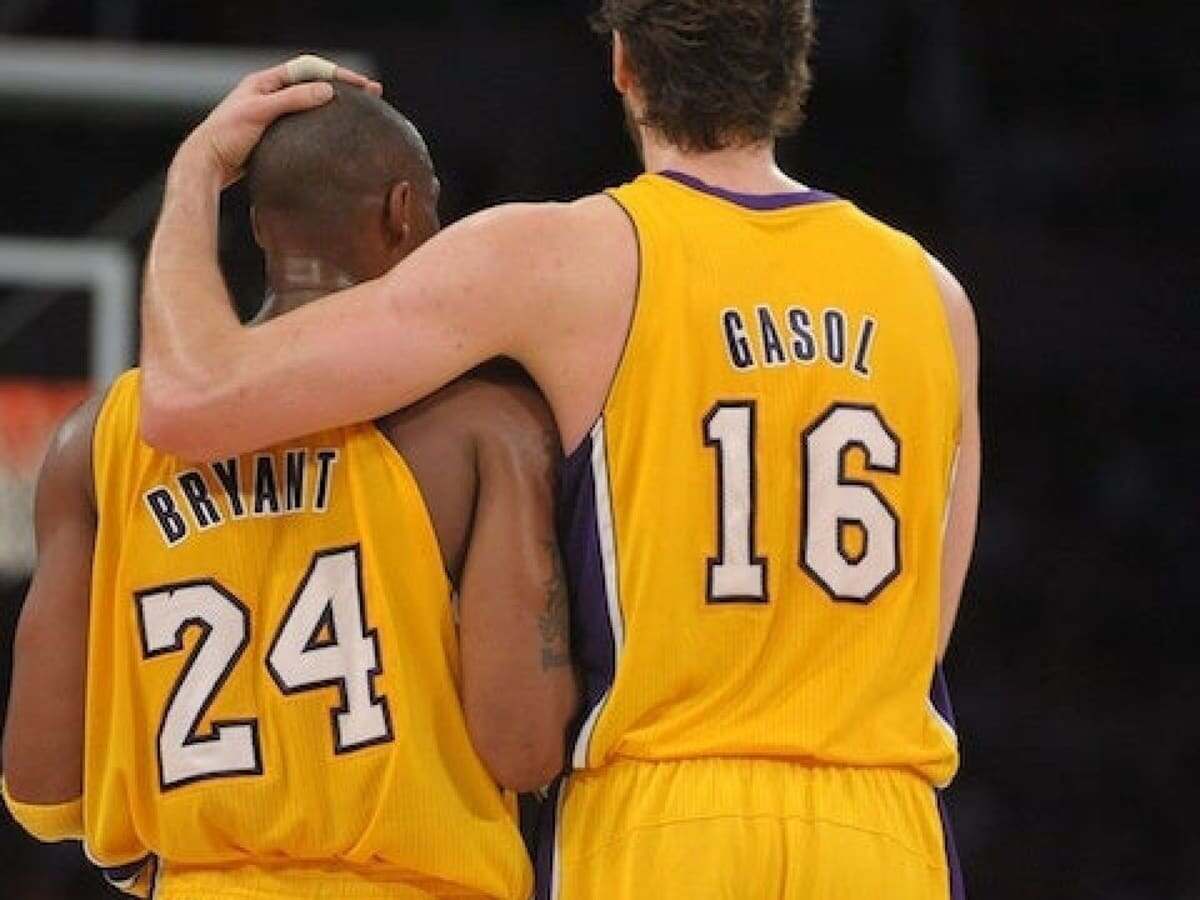 Kobe Bryant and Pau Gasol (Via Sports Illustrated)