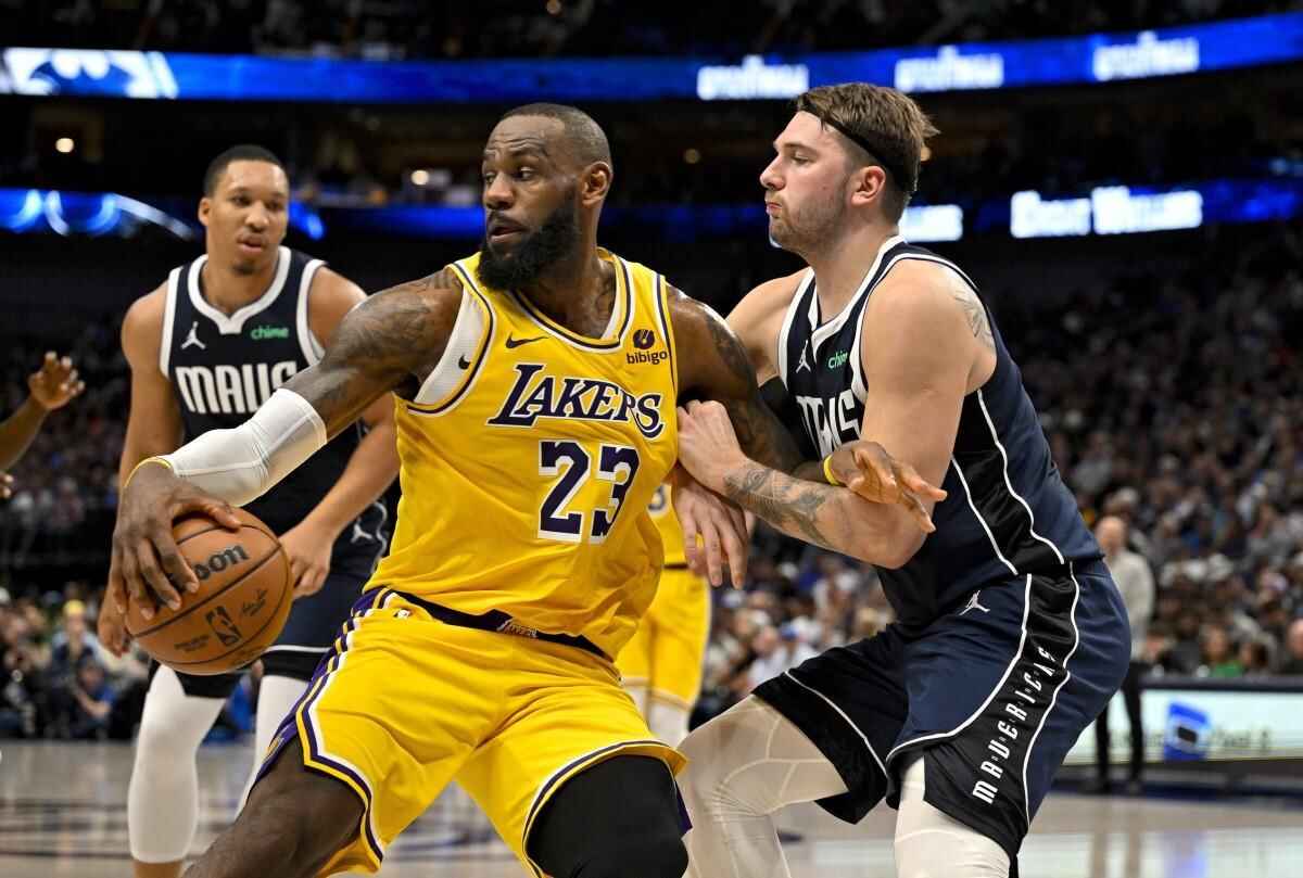 LeBron James vs Luka Doncic (Via Sports Illustrated )