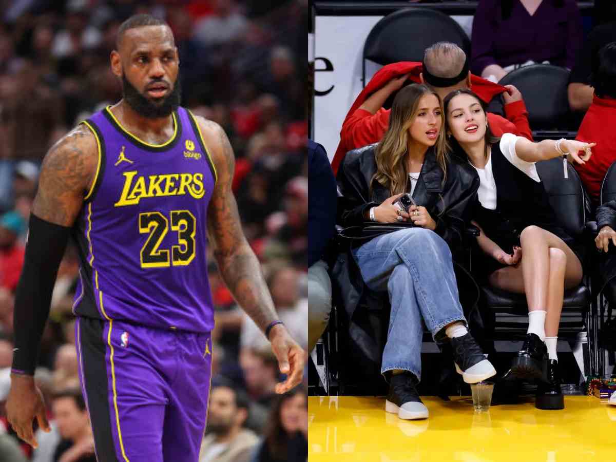 LeBron James and Olivia Rodrigo (Via Yahoo Sports/Fandomwire)