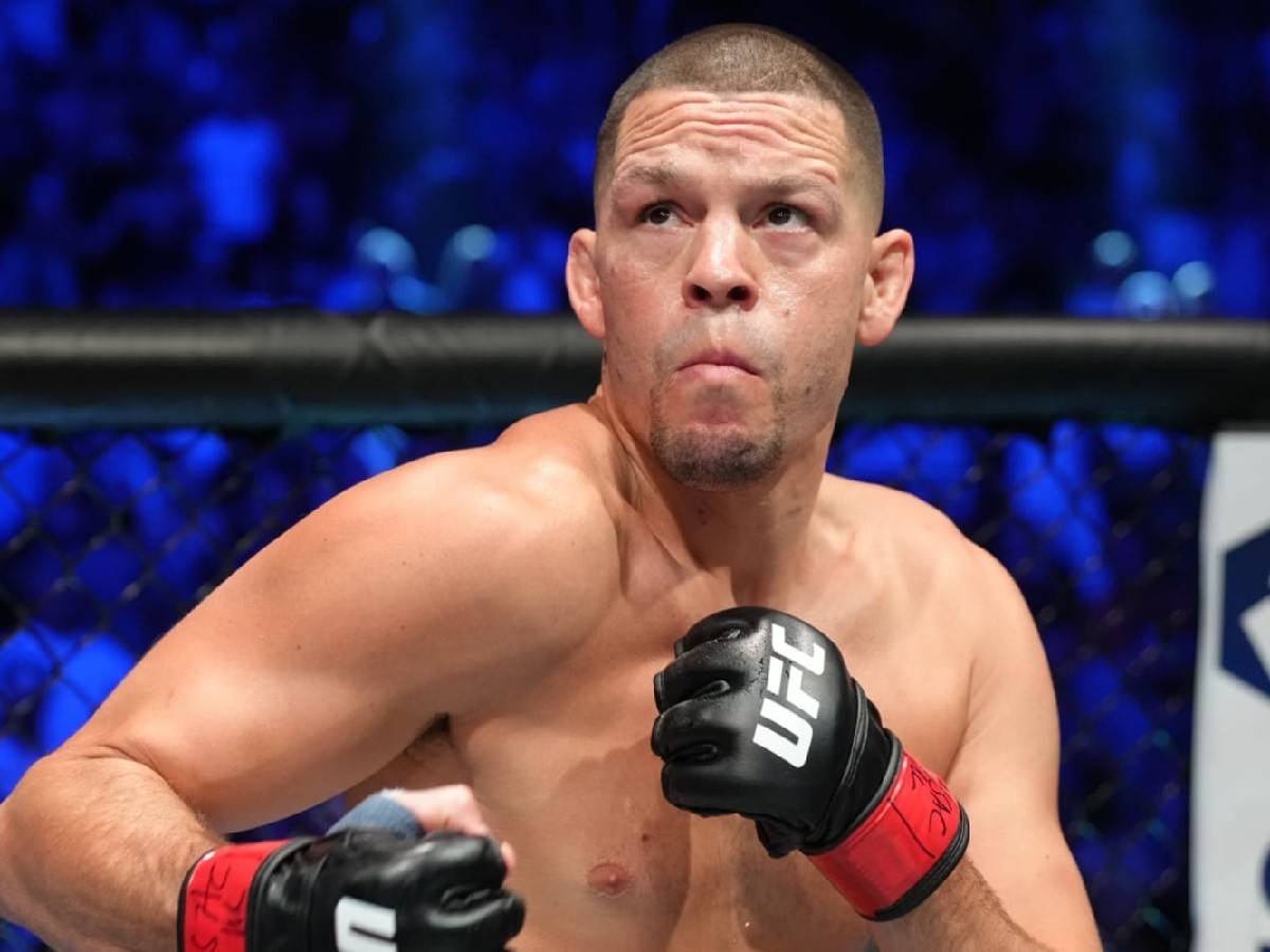 Fans react to Nate Diaz's presence at the NBA game