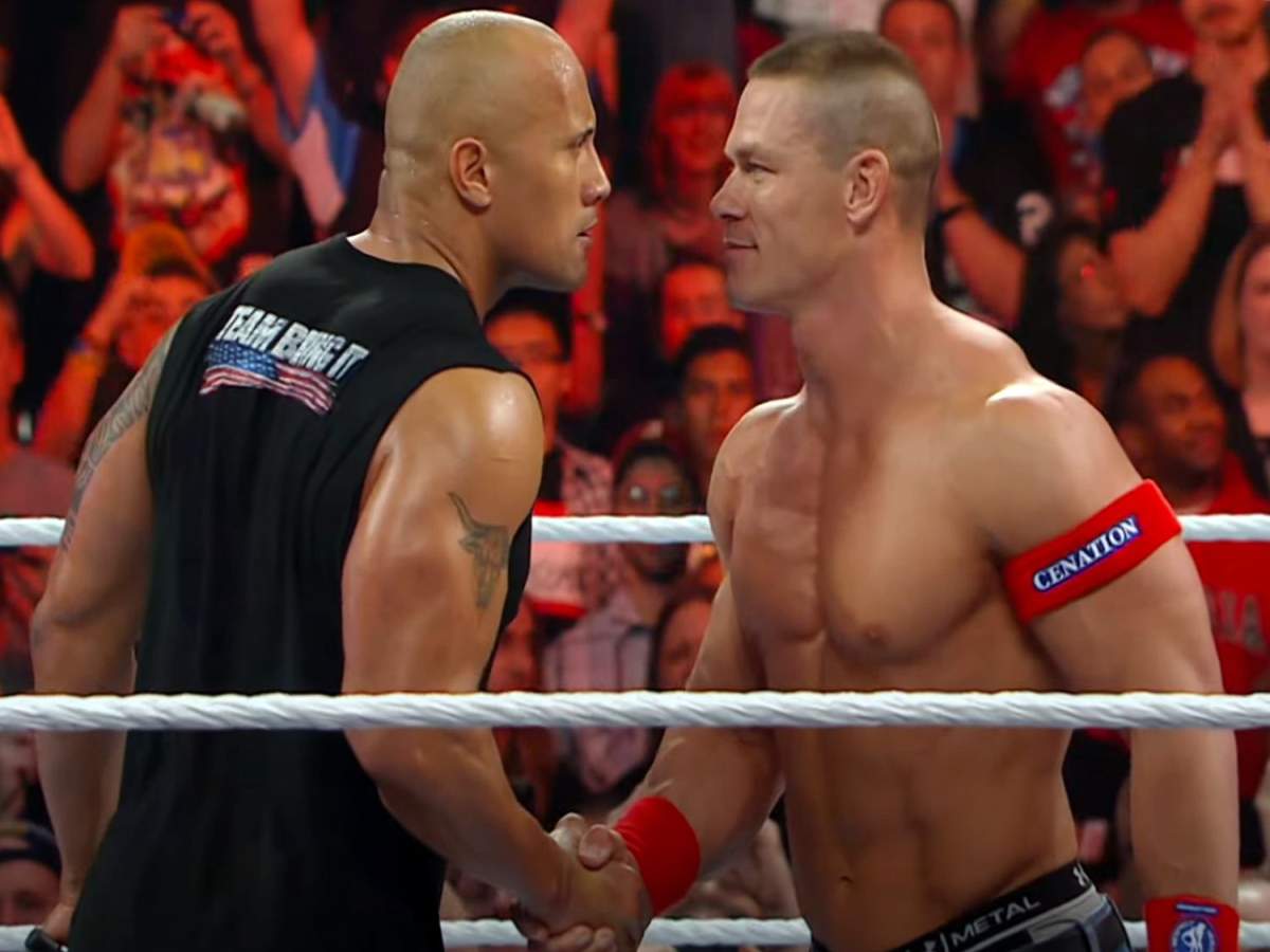 The Rock and John Cena