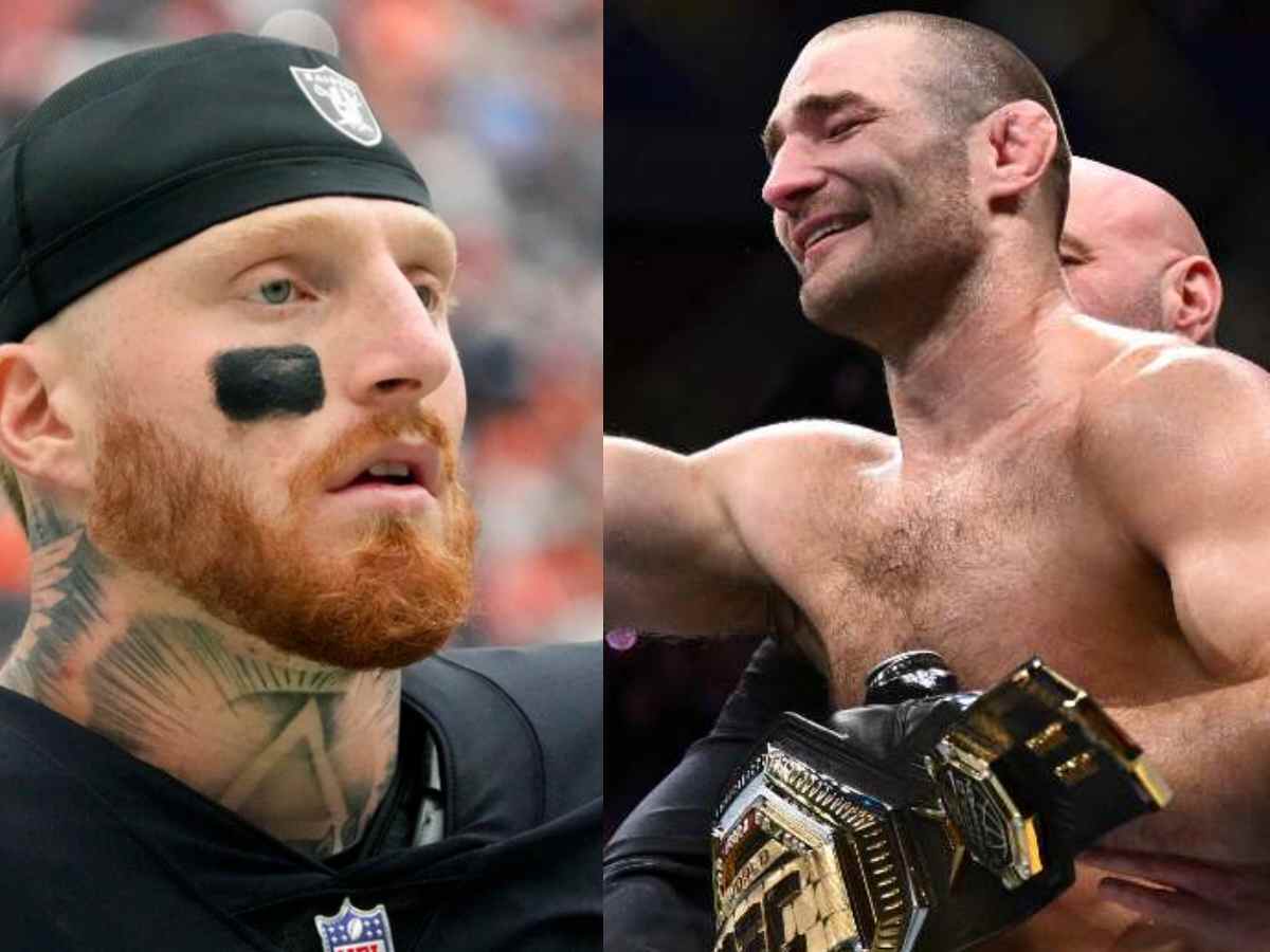 “That was my dream,” UFC Champ Sean Strickland reveals Football aspirations in younger days to NFL star Max Crossby