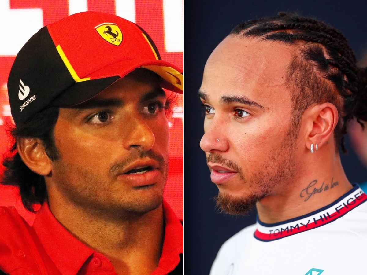 Carlos Sainz makes SHOCKING claim that Lewis Hamilton knocked on Ferrari’s door rather than him being approached by the Scuderia