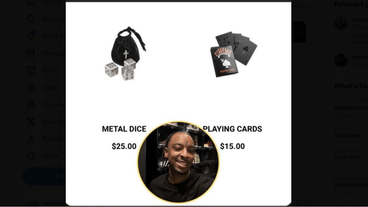 21 Savage selling cards and dice after cheating Adin Ross