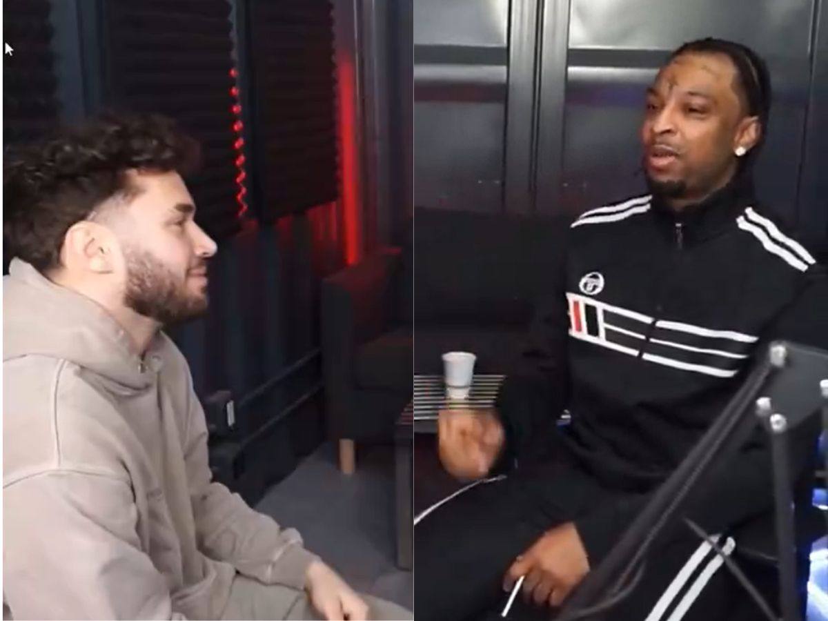 Watch: Adin Ross gets catfished once again on Monkey App but this time with 21 Savage