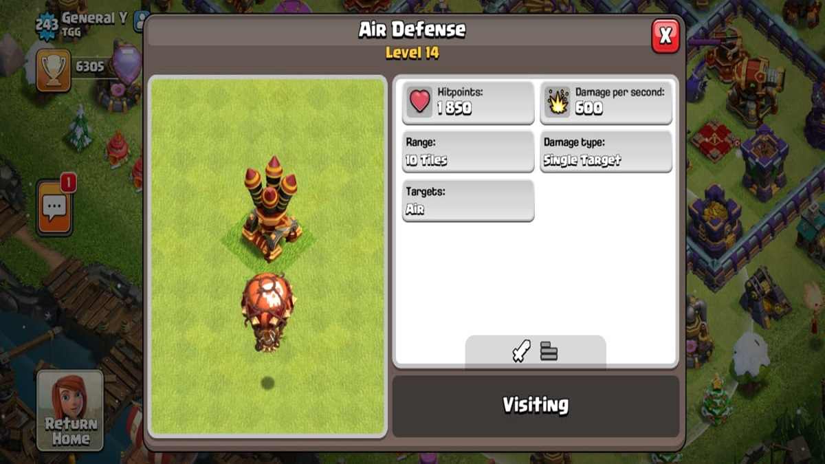 Top 5 Best Defensive Structures In Clash Of Clans 3 Air Defense Clash of Clans