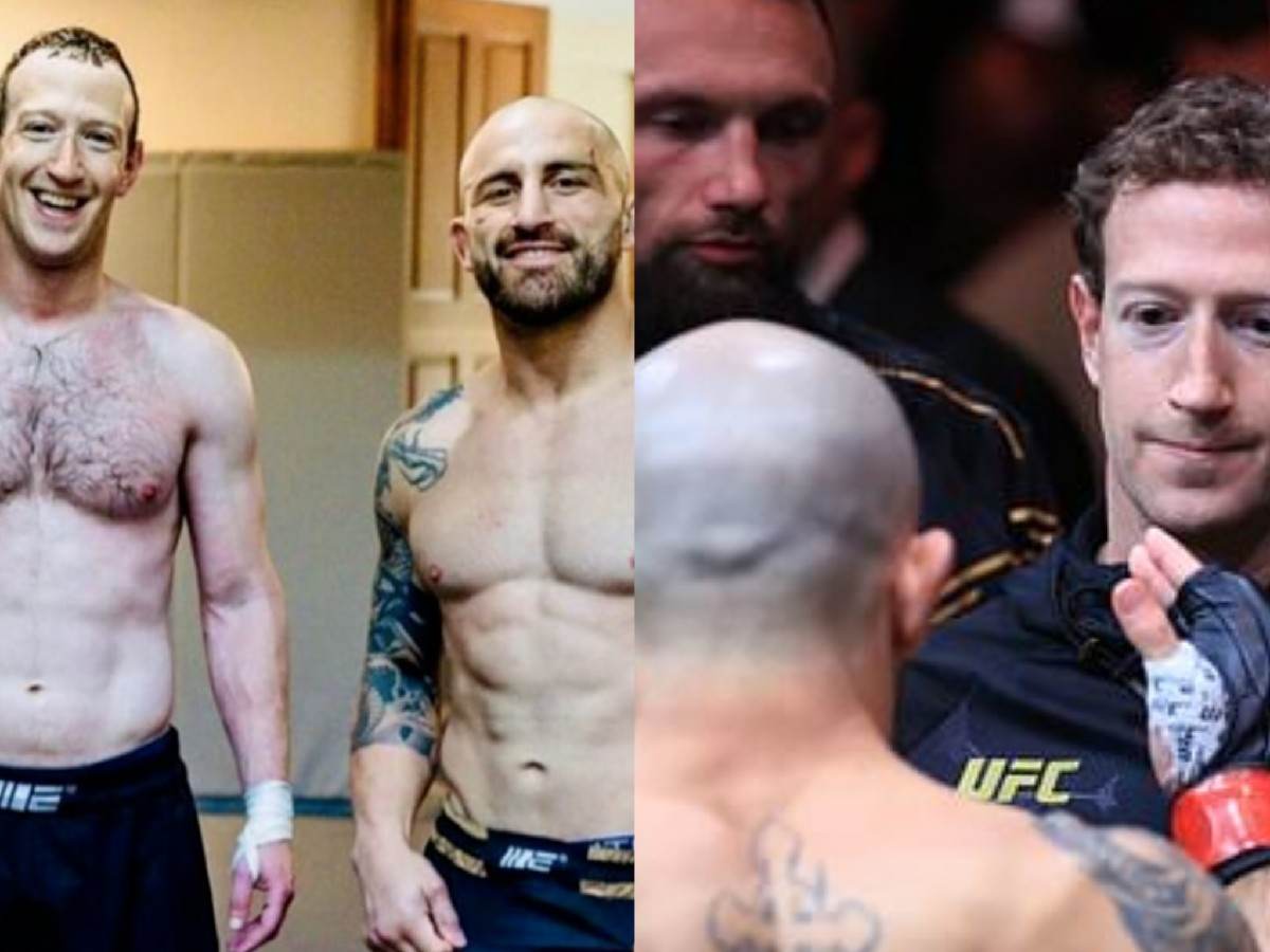 Fans react to Mark Zuckerberg walking out Alexander Volkanovski in UFC 298