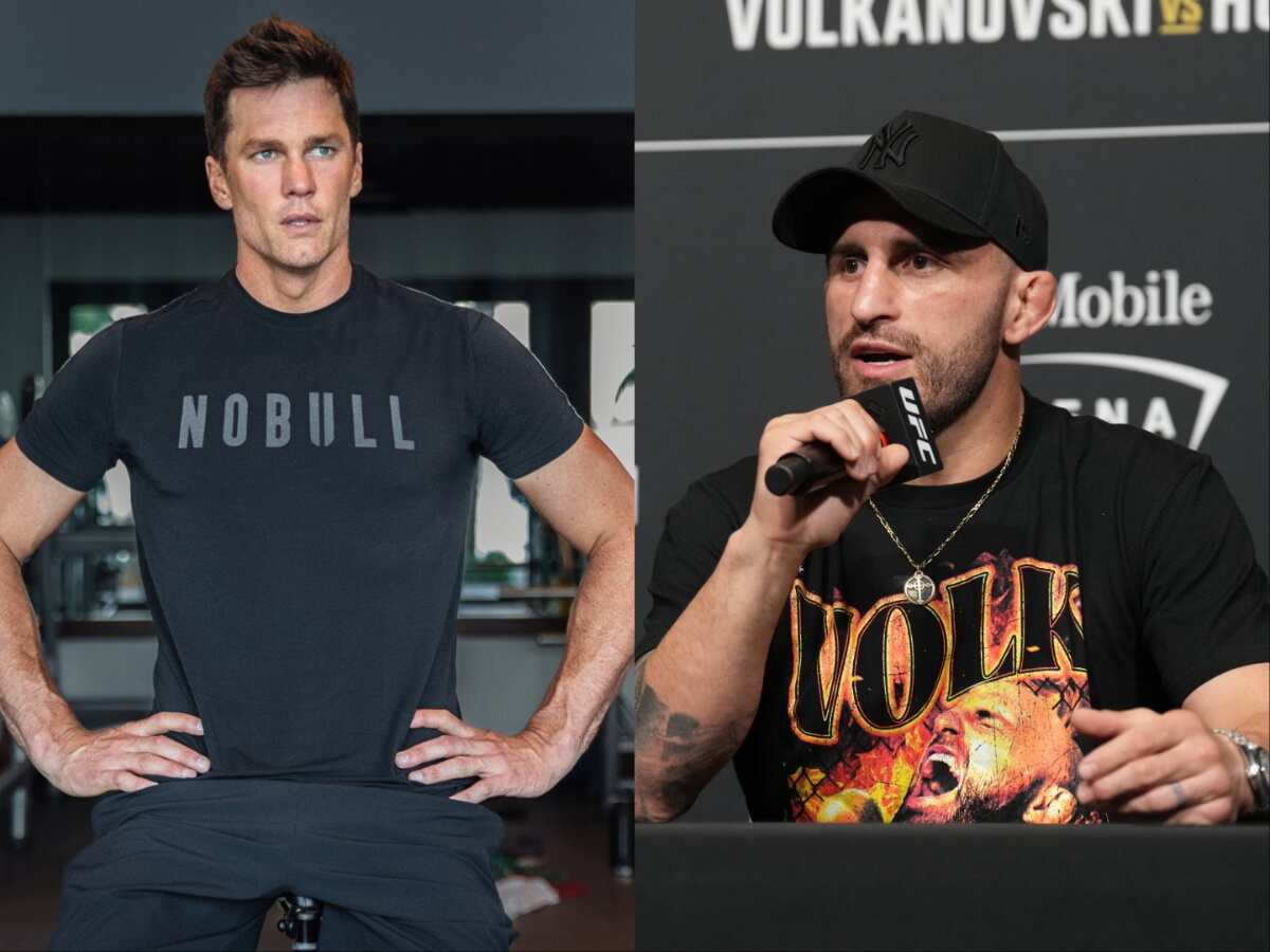 “His mindset and mentality was awesome to see,” Featherweight champ Alexander Volkanovski details the experience of meeting NFL GOAT Tom Brady