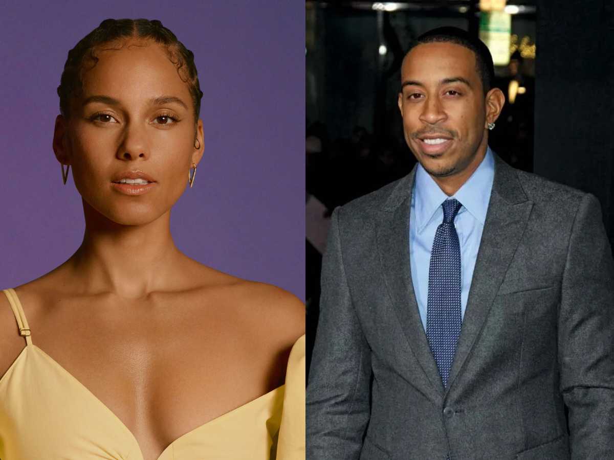 Alicia Keys (L) and Ludacris (R)