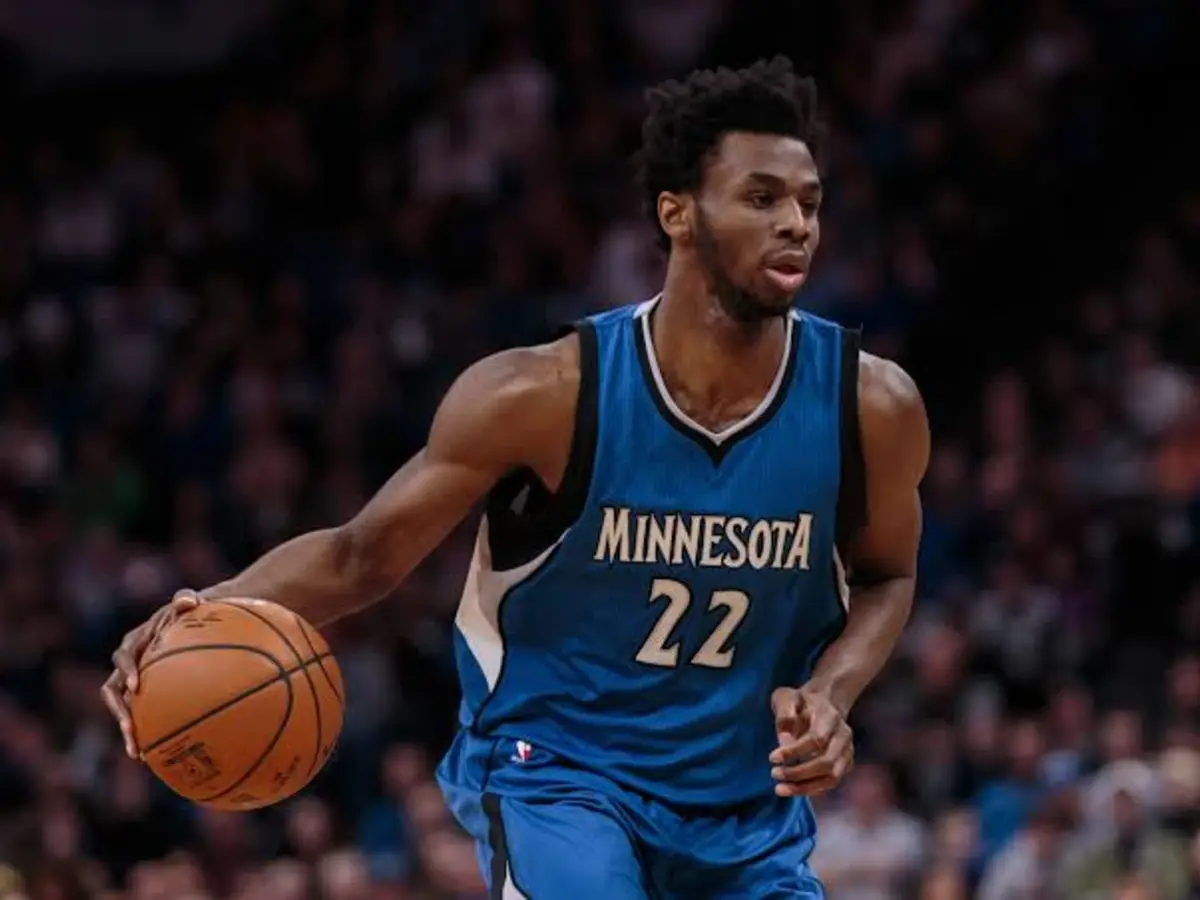 Andrew Wiggins during his time with the Minnesota Timberwolves