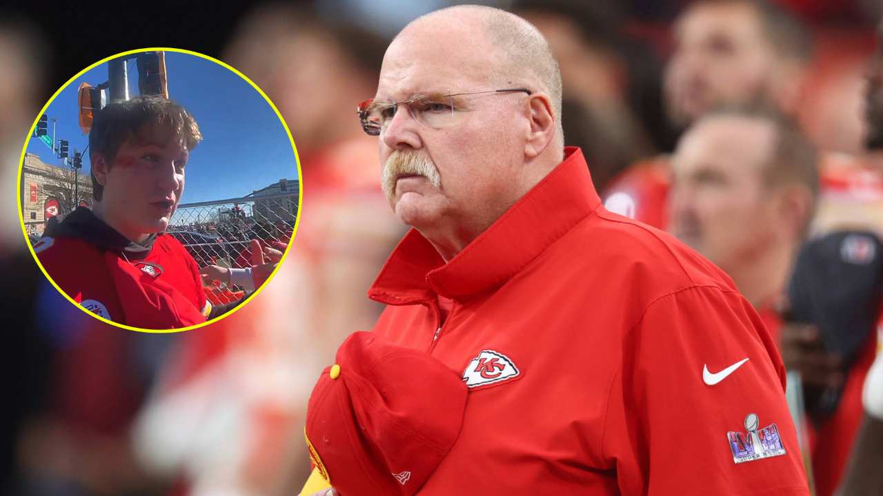 Scared teen Chiefs fan reveals how Andy Reid helped him stay calm during Super Bowl parade shooting chaos