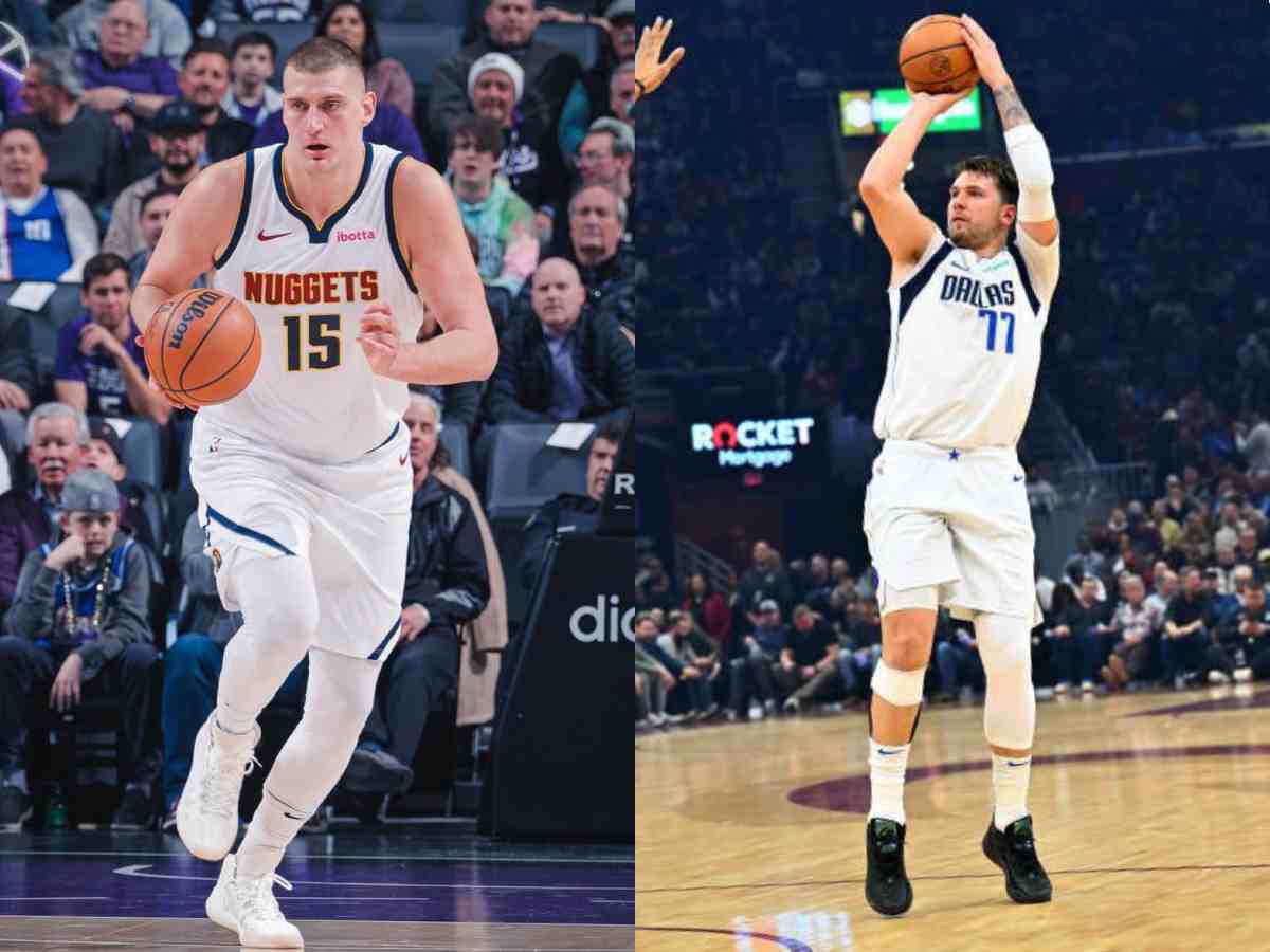 Arenas believes the media are lauding the play of Nikola Jokic and Luka Doncic for almost having a triple-double season