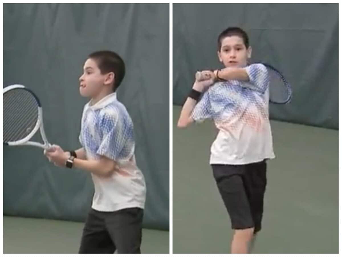 “I don’t need to get paid anymore,” 14-year-old Novak Djokovic fanboy fights autism with adaptive tennis as the sport makes all the difference in his life