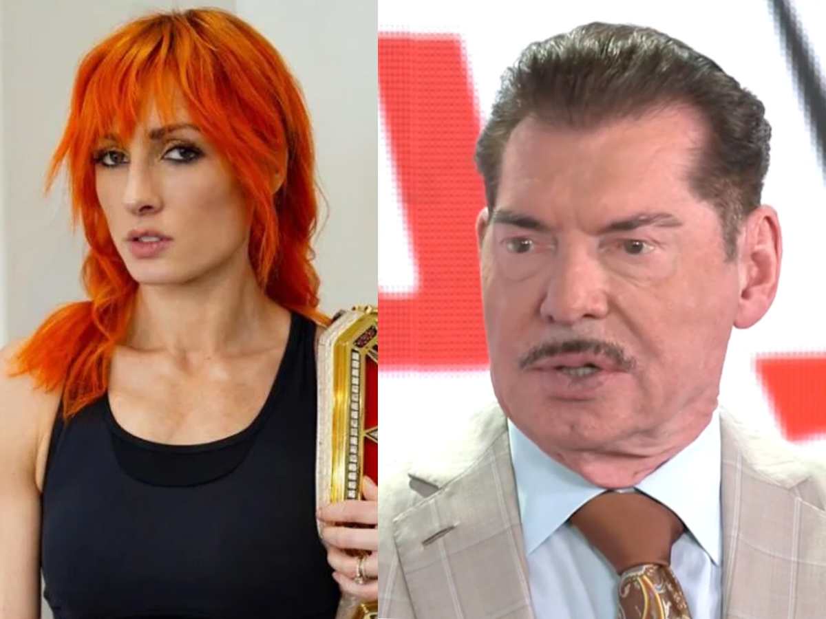 Becky Lynch and Vince McMahon