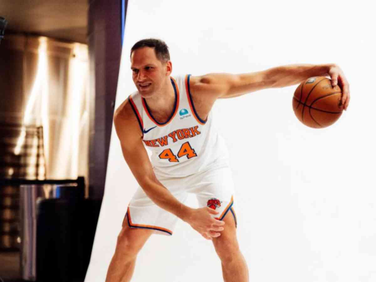 The New York Knicks small forward Bojan Bogdanovic