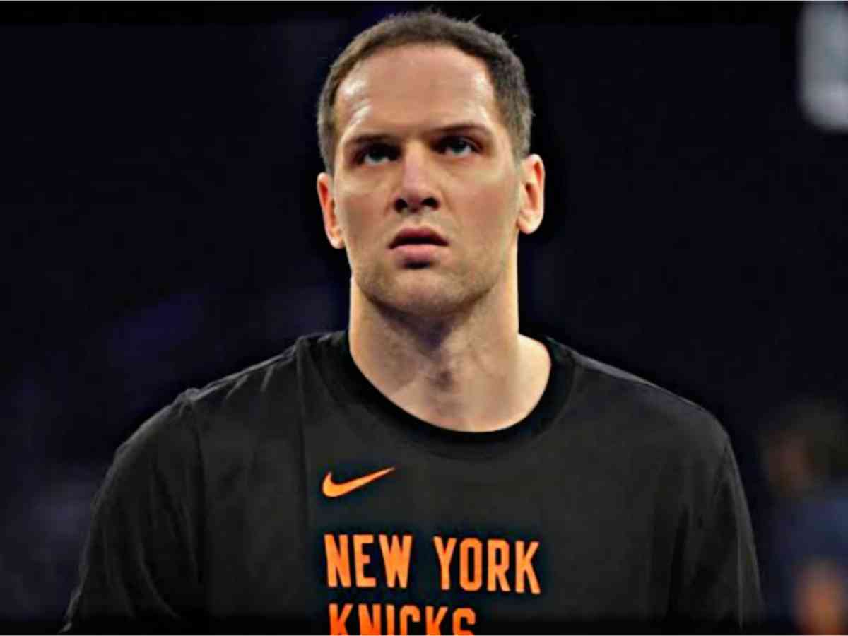 The New York Knicks small forward Bojan Bogdanovic