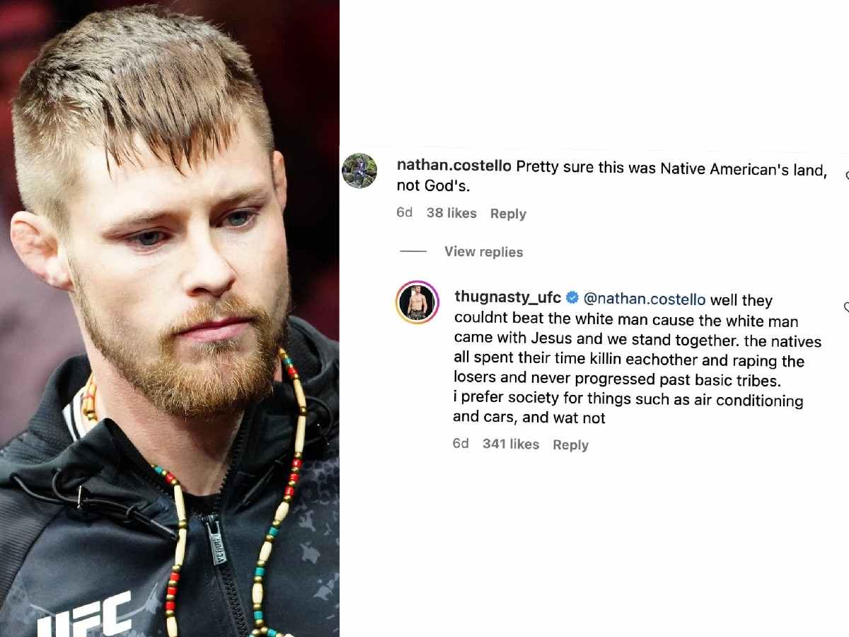 “White man came with Jesus and stand together” – UFC star’s CONTROVERSIAL statement on native Americans leave MMA world in shock