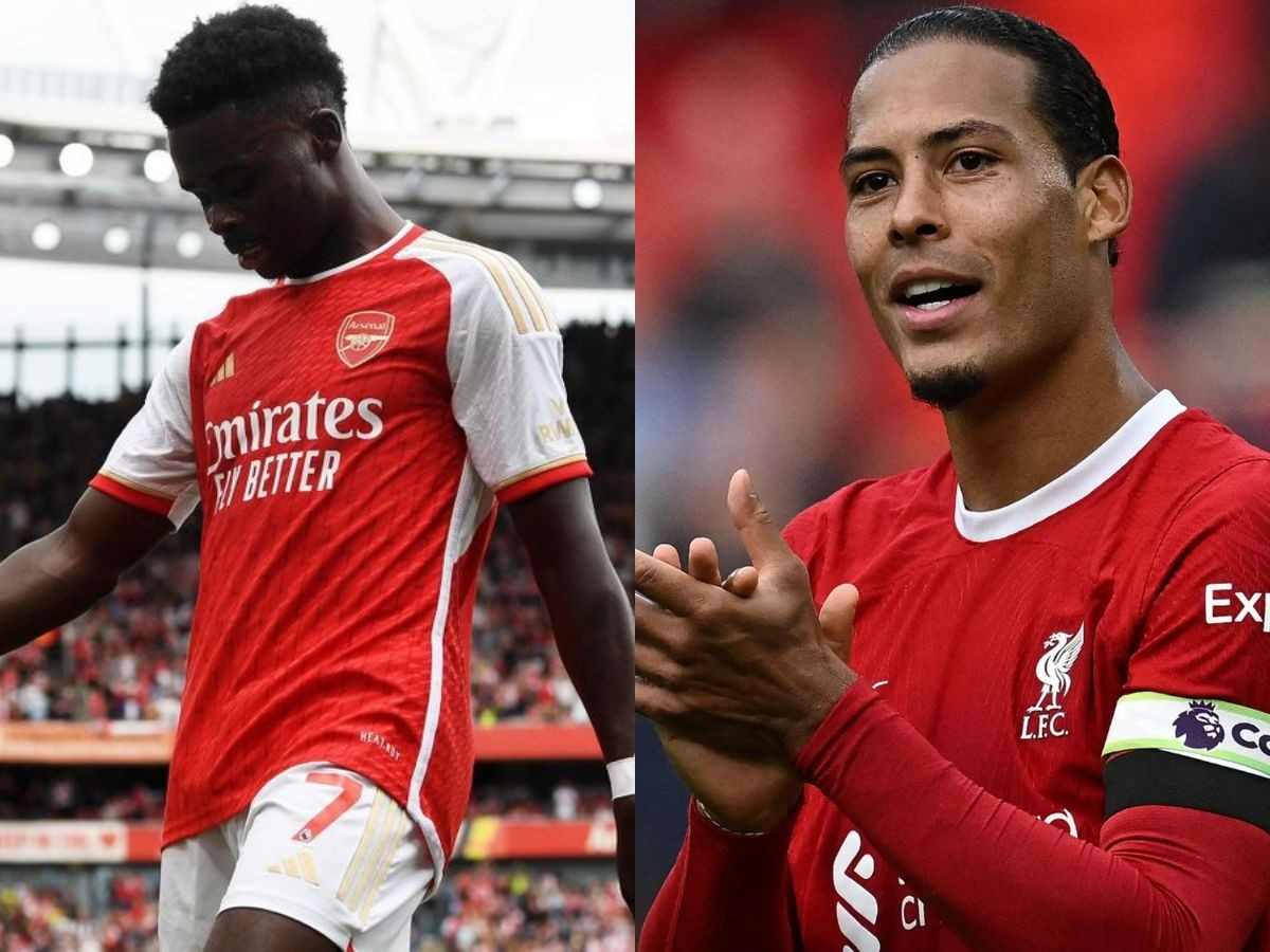 Bukayo Saka Virgil van Dijk