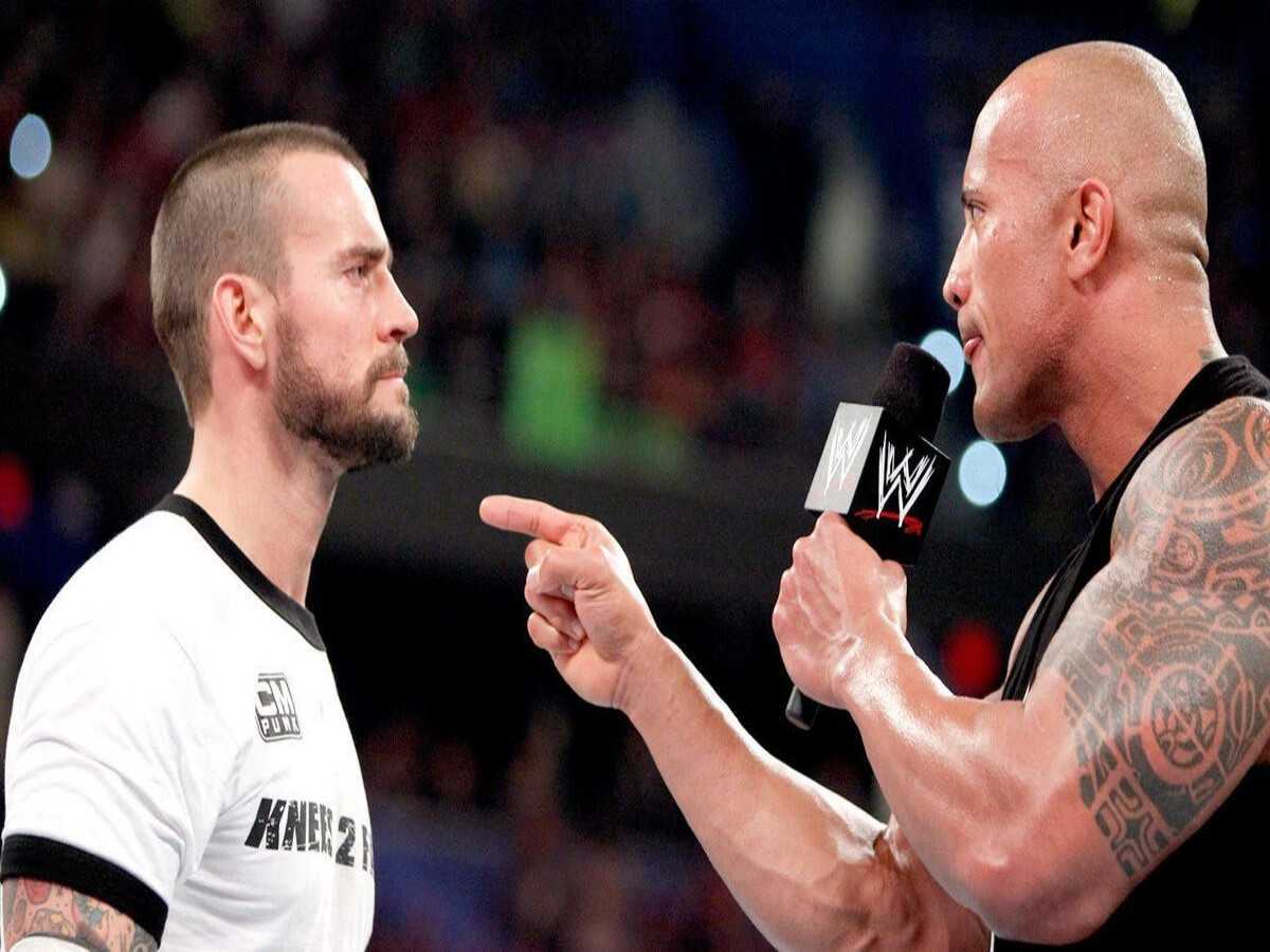 CM Punk and The Rock 