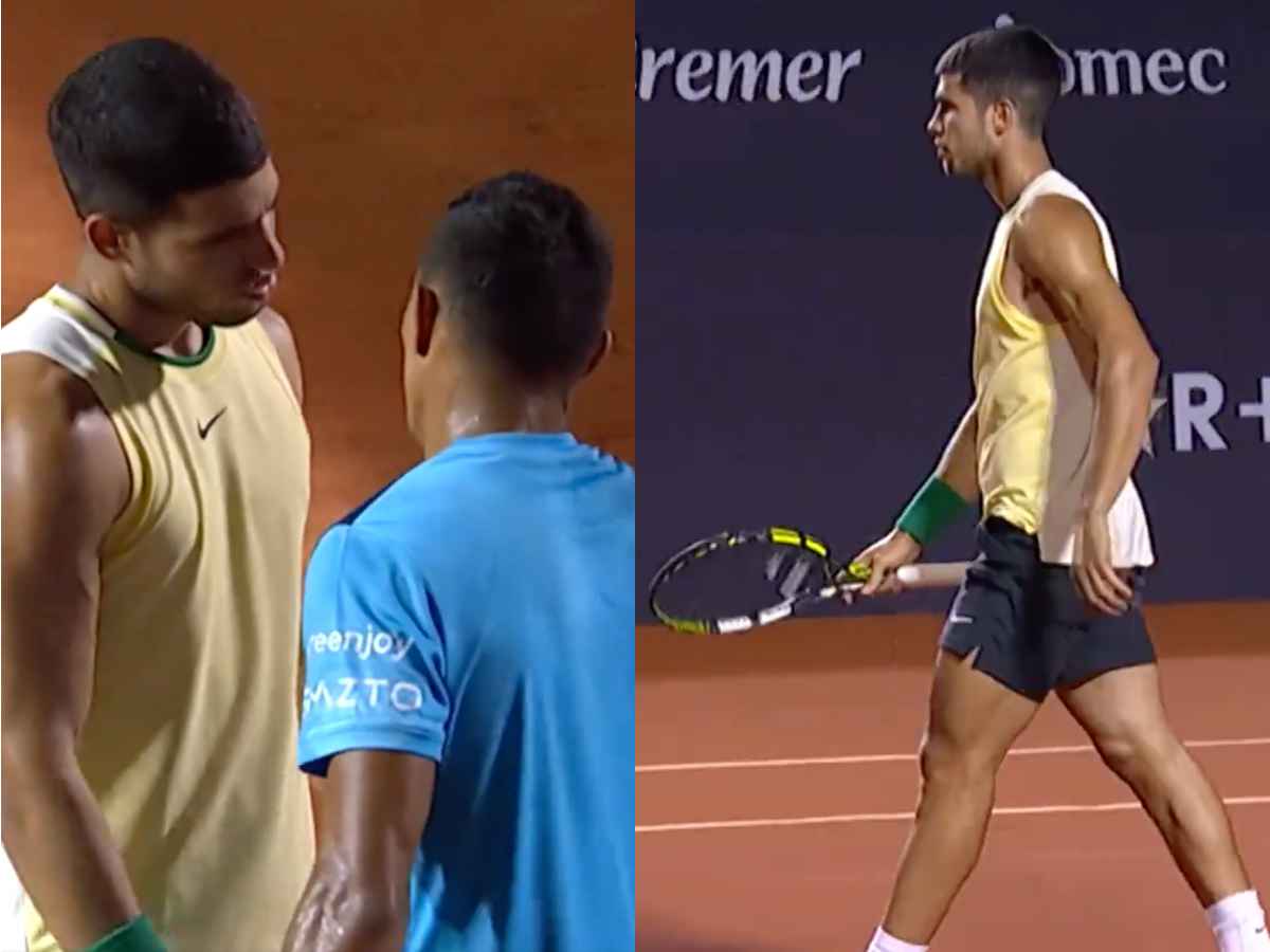 WATCH: Carlos Alcaraz crashes out of Rio with a nasty ankle injury that leaves exhibition match with Rafael Nadal in jeopardy