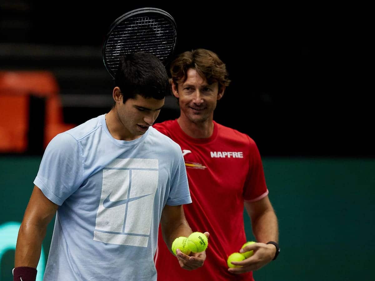 Carlos Alcaraz and Juan Carlos Ferrero