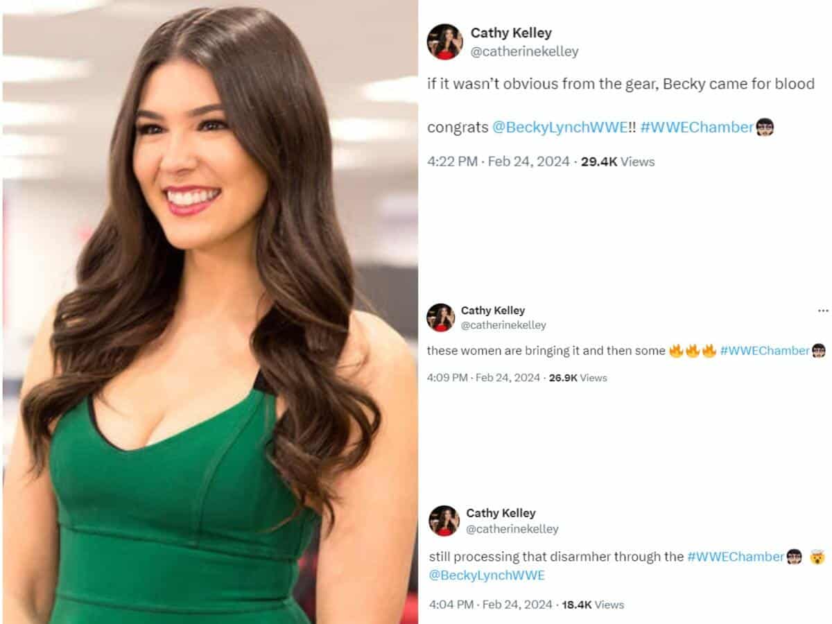 Cathy Kelley and her posts on X