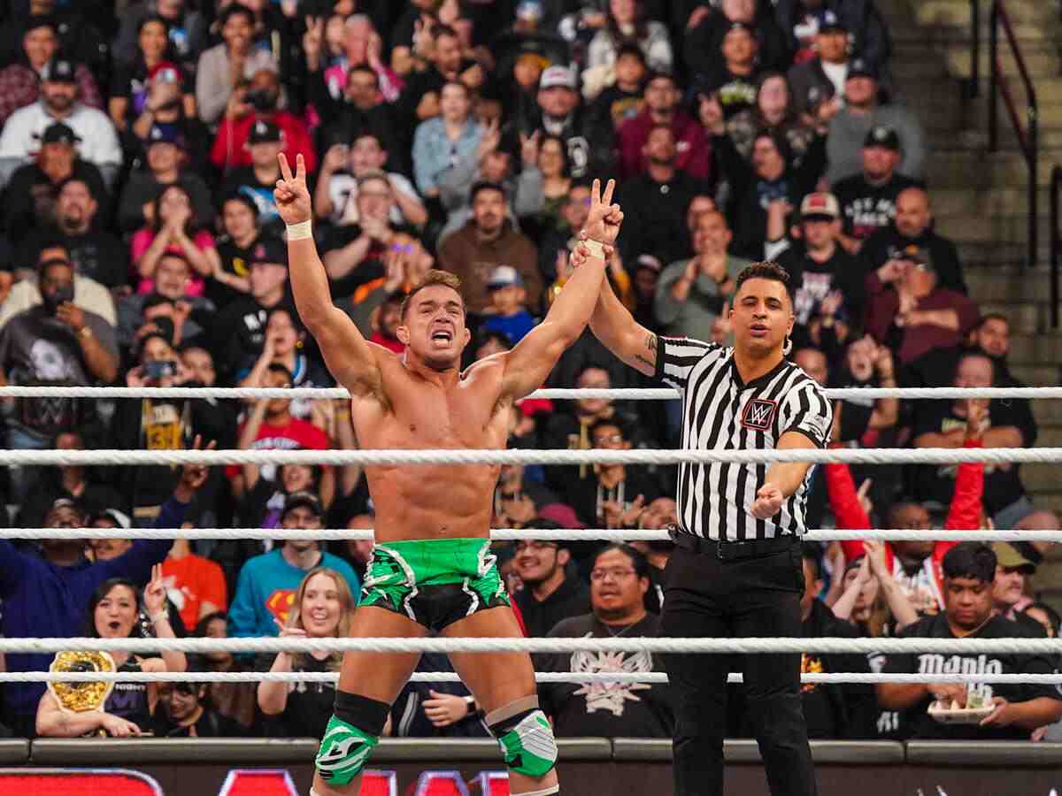 Chad Gable after his impressive win