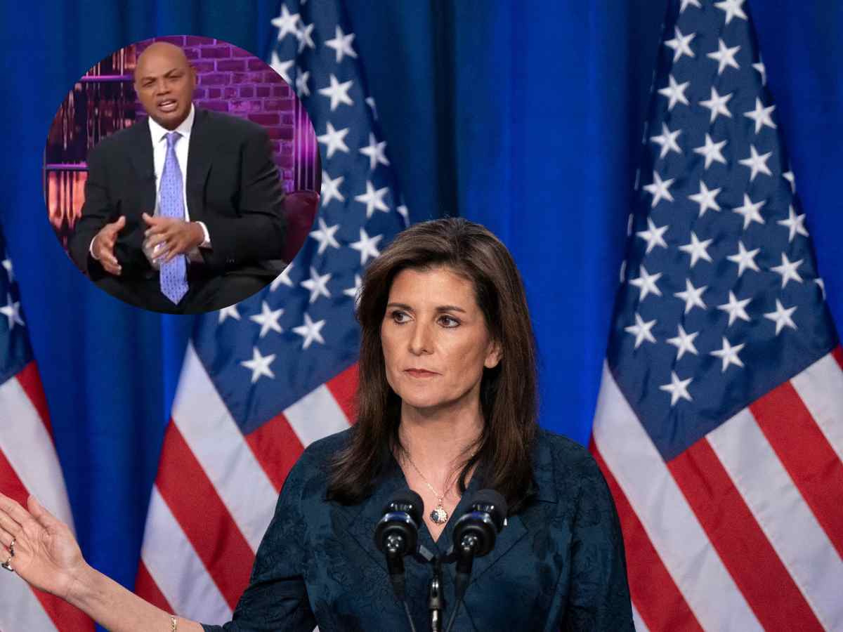 “Dying to vote for you…” Charles Barkley CONFRONTS Nikki Haley on ‘never a racist country’ comments before pleading allegiance 