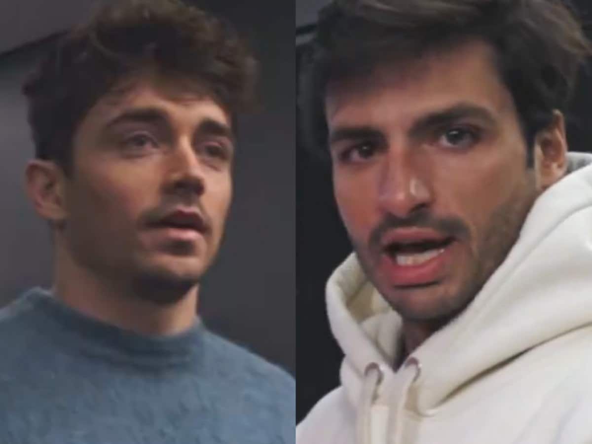 WATCH: “The black is gone, the white is back,” Charles Leclerc and Carlos Sainz tease the colors on 2024 Ferrari livery