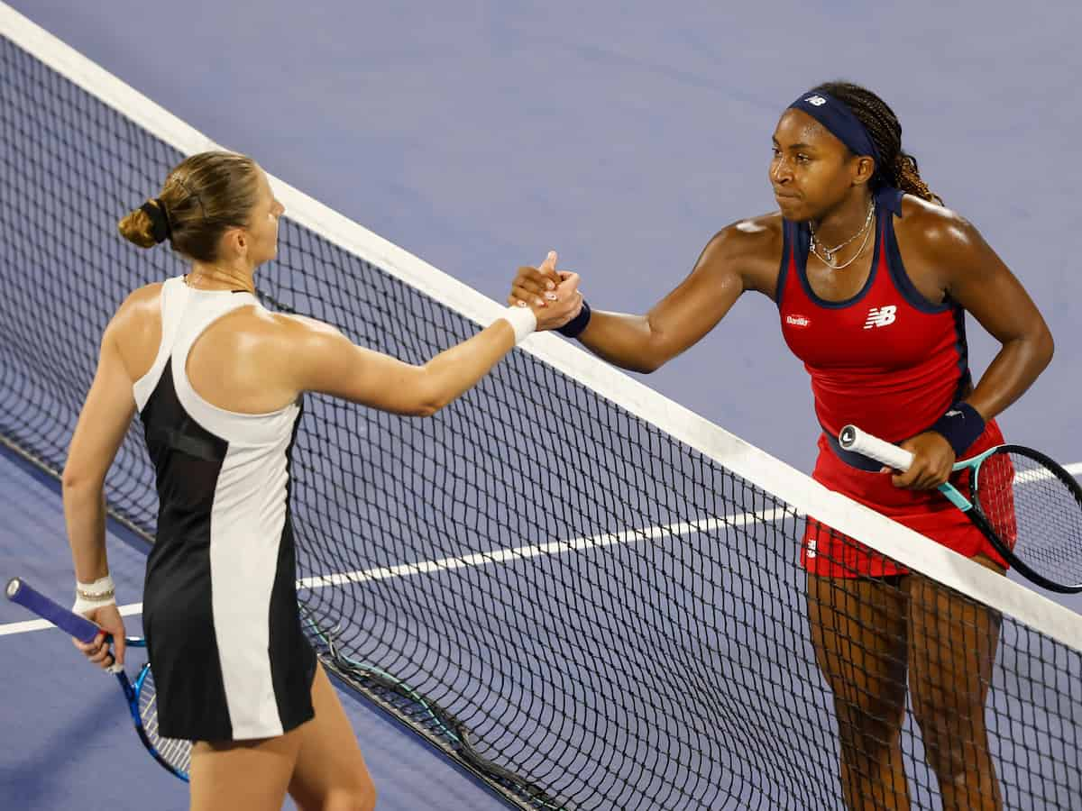 Coco Gauff and Karolina Pliskova