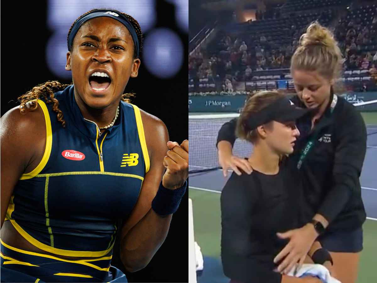 WATCH: “Now Kalinskaya faking the injury”- Coco Gauff’s Dubai run halts mid-match as Anna Kalinskaya pleads for medical timeout