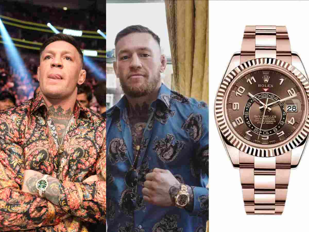 “Solid Gold Rolex Sky Dweller,”Conor McGregor wore FAKE Rolex until ex-UFC owner gifted $70,000 worth real watch